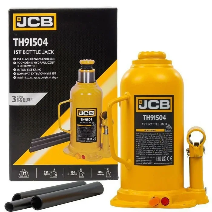 Jcb Gato hidraulico 15 Toneladas (altura minima 230mm, altura maxima 460mm)