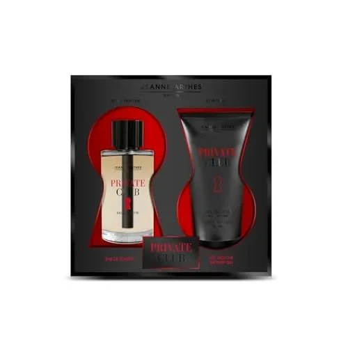 Jeanne arthes private club gift set 100ml edt + 150ml shower gel