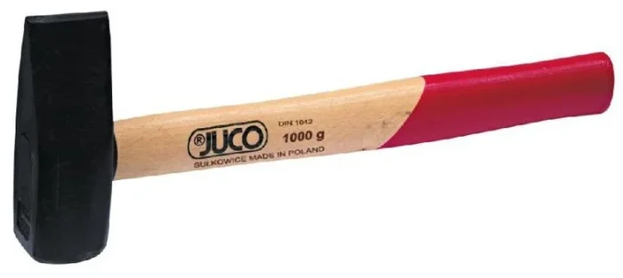JUCO MARTILLO DE RUPTURA 3,0 kg, martillo de ruptura, ideal para romper concreto, piedra y ladrillo, mango de madera resistente, cabeza endurecida por inducción.