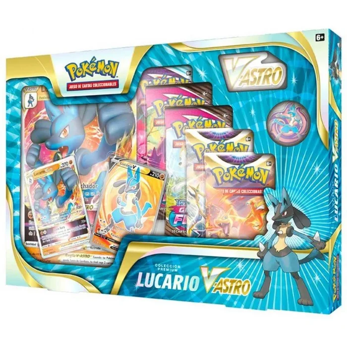Juego de cartas pokemon tcg colección lucario vstar español