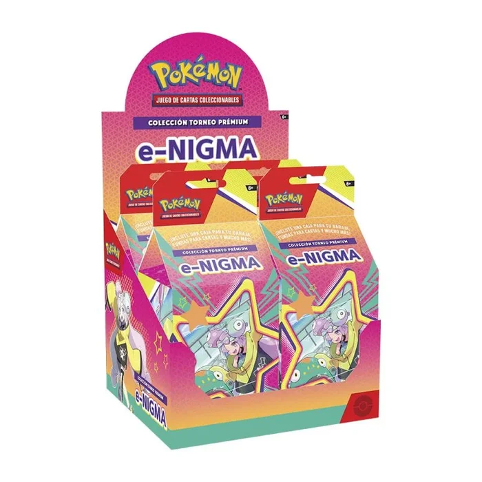 Juego de cartas pokemon tcg colección torneo premium e – nigma español