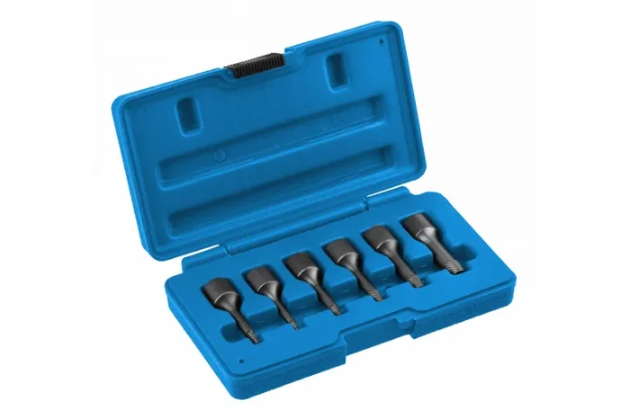 Juego de extractores de pasadores Hogert 6 piezas, herramienta ideal para retirar pasadores y piezas atascadas