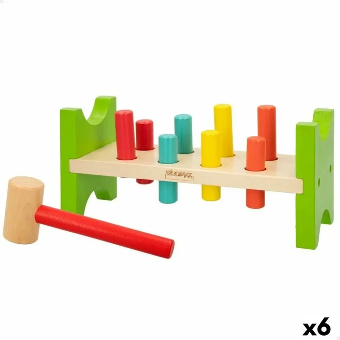 Juego de habilidad woomax 10 piezas 26 x 12 x 9 cm (6 unidades)