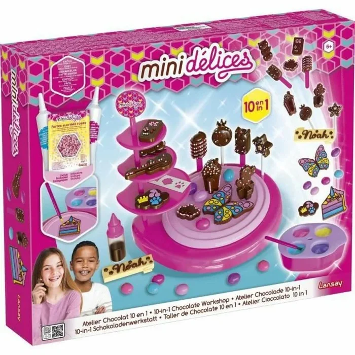 Juego de manualidades lansay mini délices – 10 in 1 chocolate workshop repostería