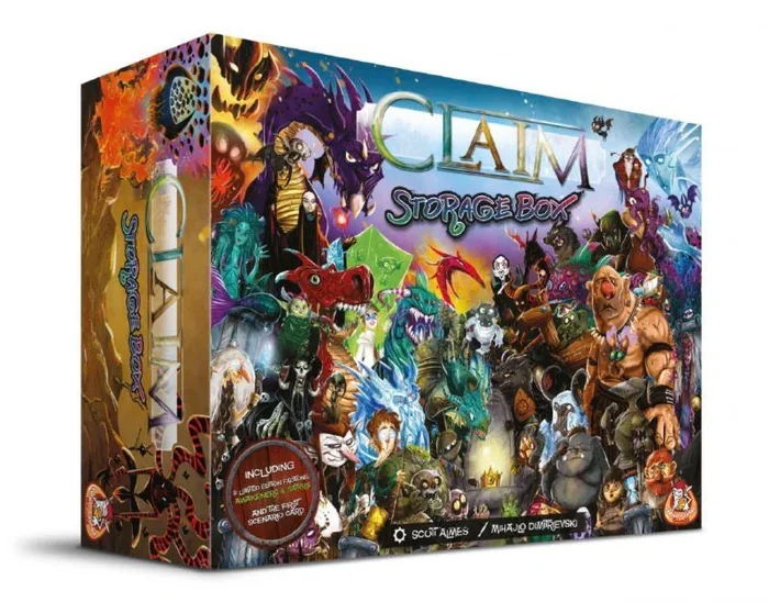 Juego de mesa claim caja de almacenaje