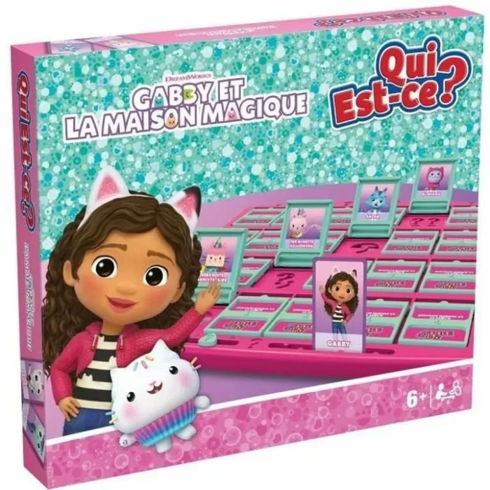 Juego de mesa winning moves who is it? gabby and the magic house – gabby’s dollhouse version