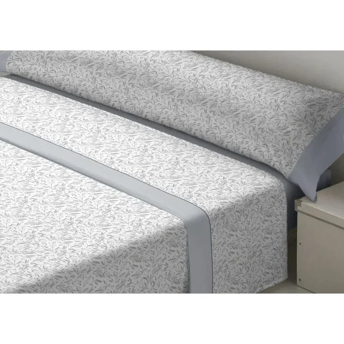 Juego de sábanas d’or tila gris cama de 105 franela