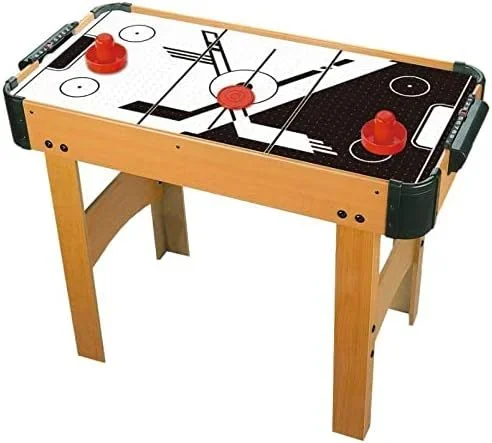 Juego hockey eléctrico madera de pie caja 103x53x13 cm