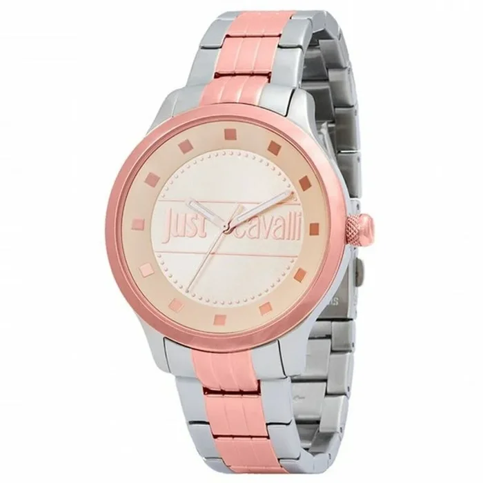 Just Cavalli Reloj Analógico para Mujer de Cuarzo con Correa en Acero Inoxidable R7253127529
