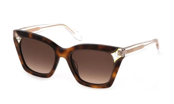 Just Cavalli SJC024V Gafas, Havana Brown, 52 para Mujer