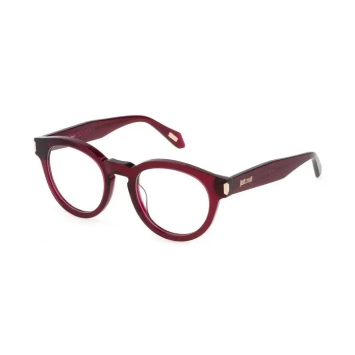 Just Cavalli VJC016 Gafas, Shiny TRANSP.Bordeaux Red, 50 para Hombre