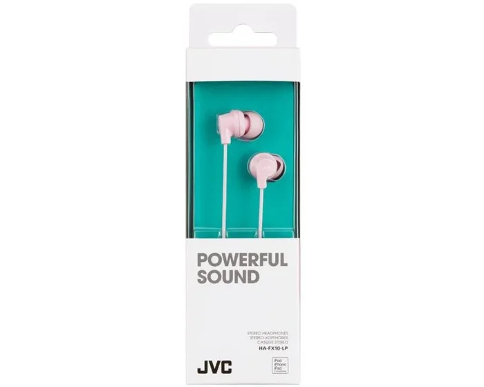 JVC HA-FX10-LP-E Auriculares Alámbrico Dentro de oído Música Rosa