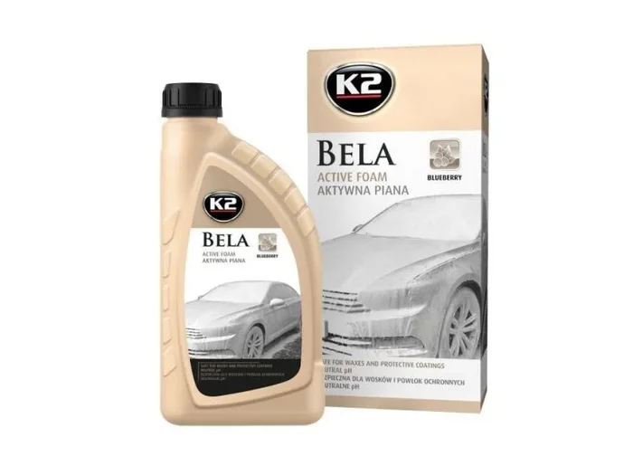 K2 Activador de Espuma pH Neutro, Bela 1L Blueberry, Uso Profesional, Con Aroma Agradable, Ideal para Limpieza de Superficies, Alta Eficiencia y Fácil Aplicación.