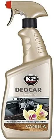 K2 DEOCAR VAINILLA – Ambientador de Coche – Aroma a Vainilla Concentrado – 700 ML