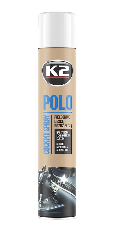 K2 Detergente para plásticos, modelo K407FR0K, limpiador de tablero de instrumentos, aerosol 750 ml, ideal para eliminar polvo y suciedad, fácil de aplicar, fórmula eficaz.