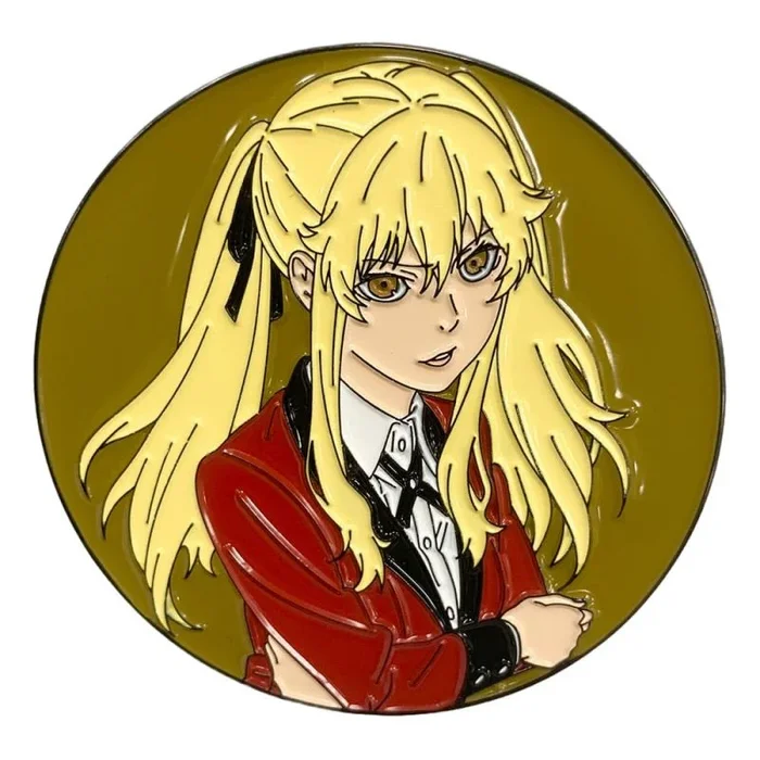 Kakegurui chapa de metal mary