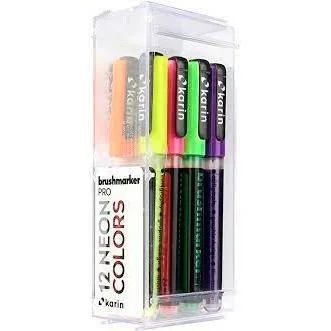 karin BrushmarkerPRO Azul, Oro, Lila, Naranja, Rosa, Rojo, Violeta, Amarillo 12 pieza(s)