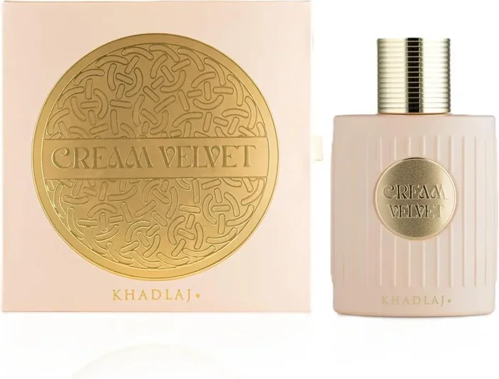 Khadlaj Cream Velvet Extracto de Perfume 100 ml – Perfume gourmet de Caramel Vainilla Almizcle