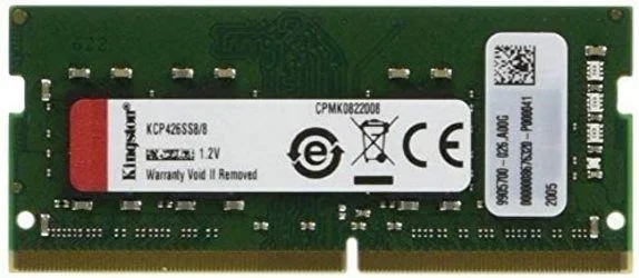 Kingston Branded Memory 8GB DDR4 2666MHz DIMM Module KCP426NS8/8 Memoria de Escritorio