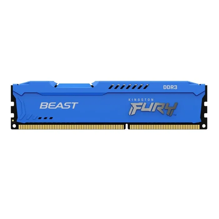 Kingston FURY Beast Azul 4GB 1600MHz DDR3 CL10 Memoria para Ordenadores de sobremesa Módulo único KF316C10B/4