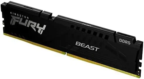 Kingston FURY Beast Blanco DDR5 32GB 5600MT/s CL40 DIMM Memoria gamer para Ordenadores de sobremesa Módulo único Intel XMP – KF556C40BW-32