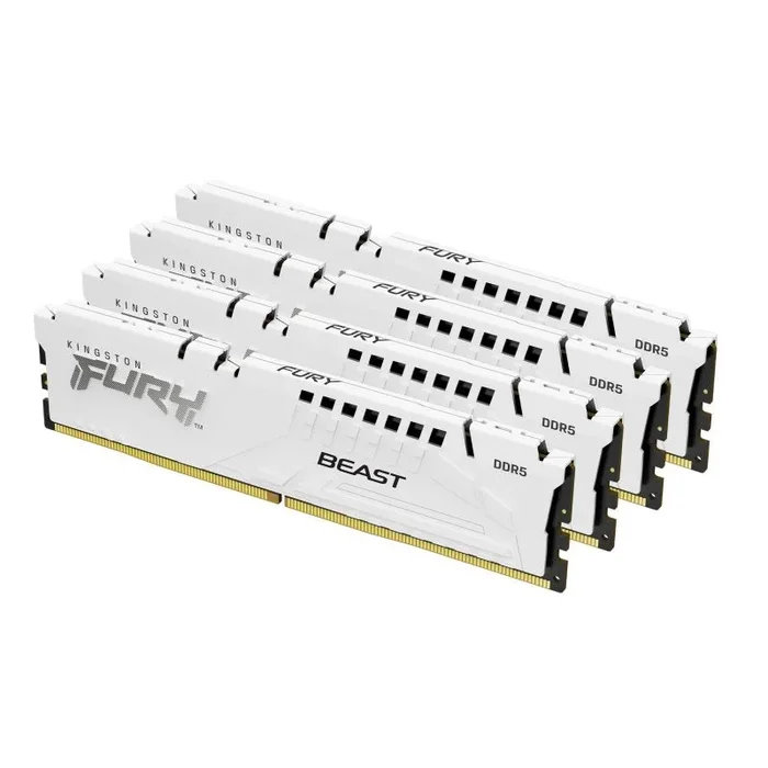 Kingston Technology FURY Beast White XMP módulo de memoria 64 GB 4 x 16 GB DDR5 5200 MHz