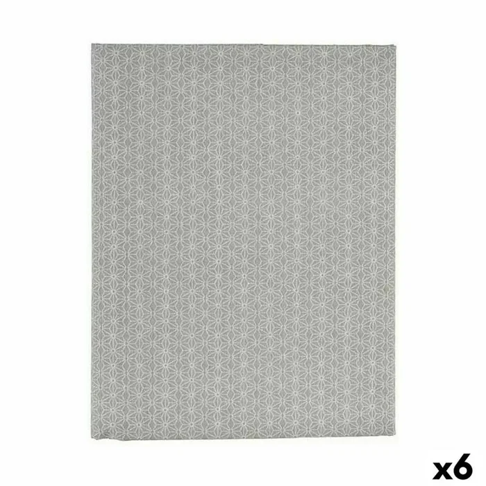 Kinvara Mantel Loneta Antimanchas Estrella 140 x 180 cm Gris (6 Unidades)