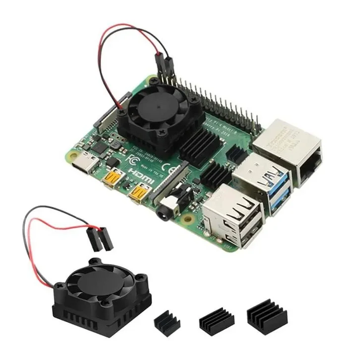 Kit Ventilador Y Disipadores Para Raspberry Pi4 Rpi4-f3h