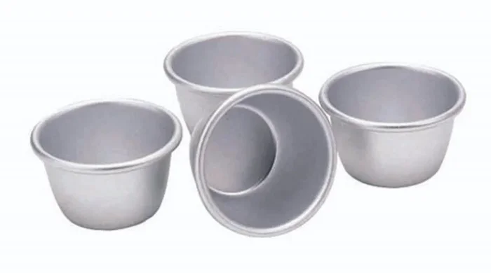 Kitchen Craft – Moldes de Aluminio anodizado (4 Unidades, 7,5 cm)