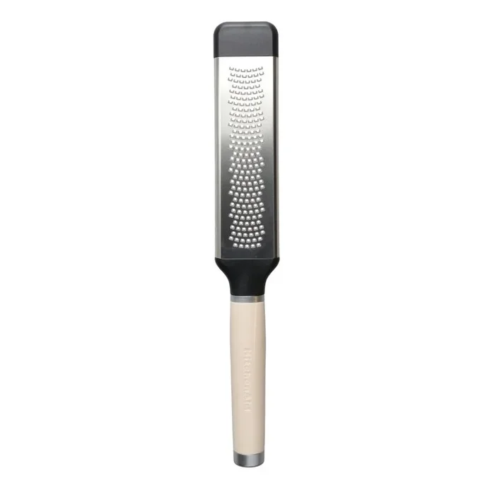 KitchenAid Rallador de Queso Fino de Doble Dirección de Acero Inoxidable, Beige