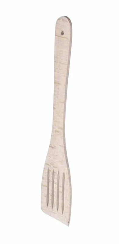 KitchenCraft Espátula ranurada de madera de haya