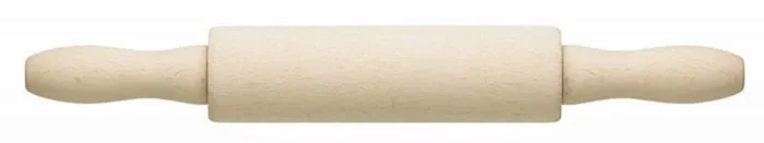 KitchenCraft Rodillo giratorio, Pequeño, Madera de haya, 23 cm, Beige