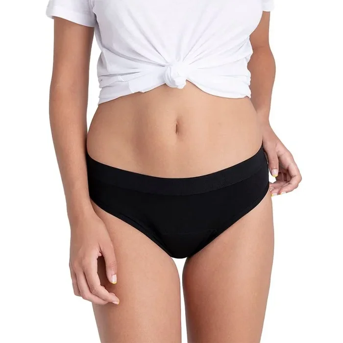 Kiwitas Classic Sporty Braguitas Menstruales Negro M