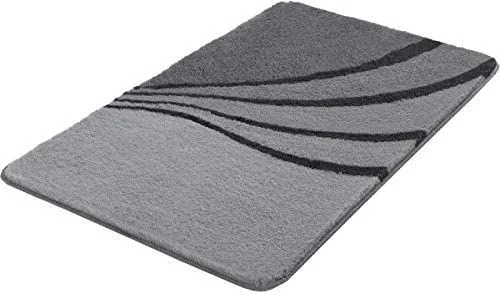 Kleine Wolke Alfombrilla de baño Julie Antracita 70 x 120 cm Gris