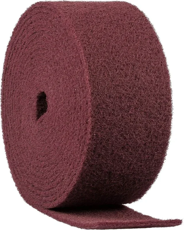 Klingspor 258893 Rollos, Fibra Sintética, NRO 400, Marrón Rojizo, Muy Fino, 150 mm x 10000 mm