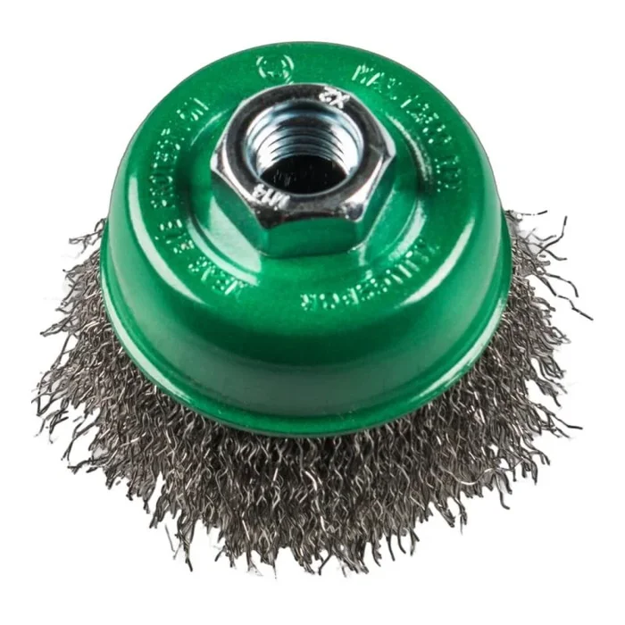 Klingspor 358326 – Cepillo de cocina (80 mm, rosca M14, acero inoxidable)