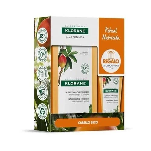 Klorane champu Mango 400ml+acondicionado