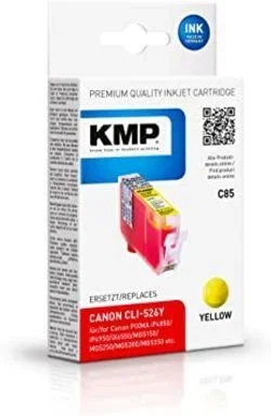 KMP C85 – Cartucho de Tinta para impresoras (Amarillo, 9 ml, 450 páginas, Caja)