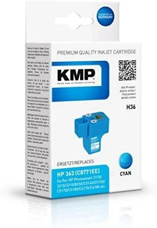 KMP H36 cartucho de tinta Cian