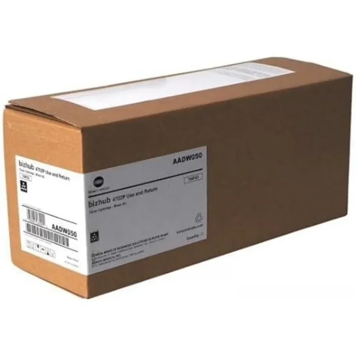 Konica Minolta Original AADW050 / TNP53 – Cartucho de Impresora (25000 páginas), Color Negro