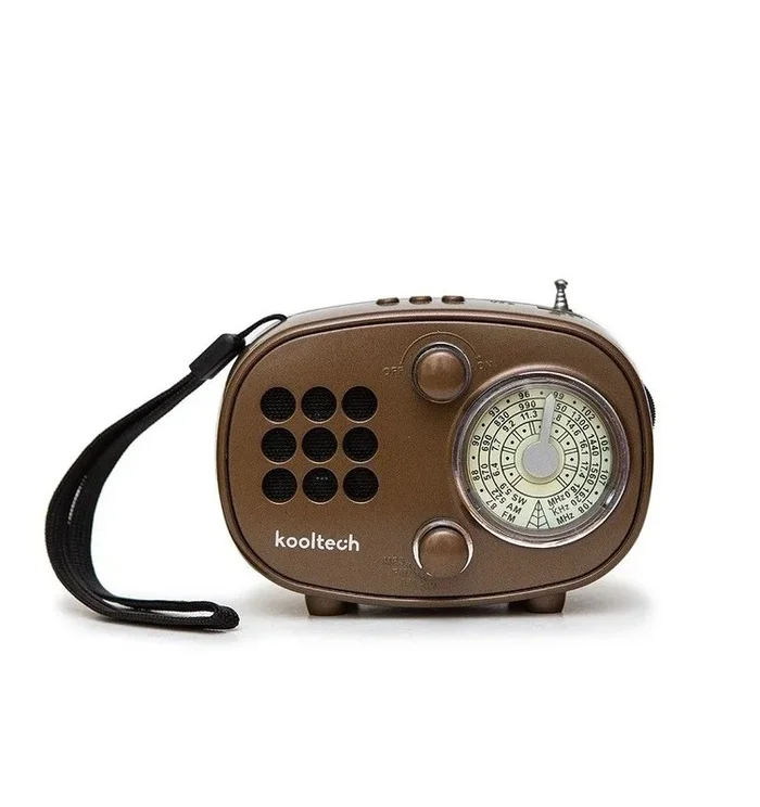 Kooltech 019533 Radio BT USB Vintage/Reggae/15, Talla Única