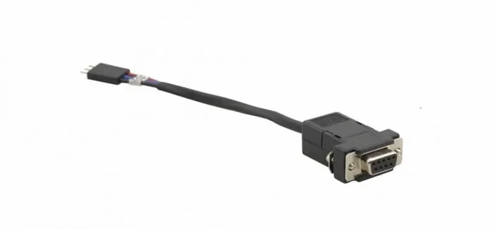 Kramer Electronics C–D9F/3PM–0.6 cable de serie Negro 0,2 m DB-9