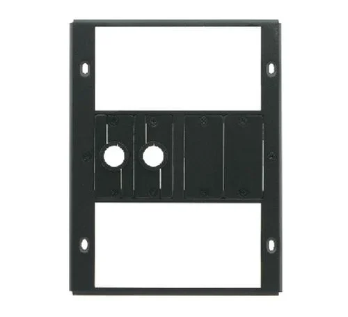 Kramer placa de insercion tbus-1a con espacio para 4 alimentacion 220vca, 2 pasa cables, 2 wall plate de insercion simples (t1af-44)