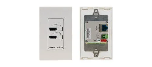 Kramer WP-211T Conmutador automático de Placa de Pared HDMI 4K60 4:2:0 HDCP 2.2 y Receptor PoE a través de HDBaseT