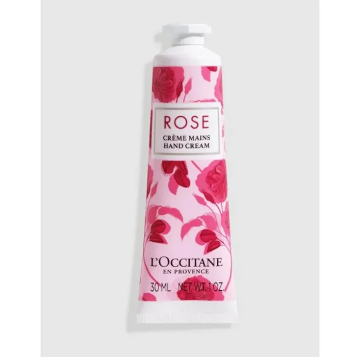 L’OCCITANE – Crema de manos Rosa – 30 ml – Fabricada en Francia