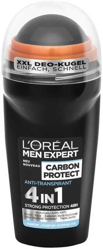 L’Oreal, Desodorante Carbon Protect – Pack de 6 de 50 ml. (Total 300 ml.)