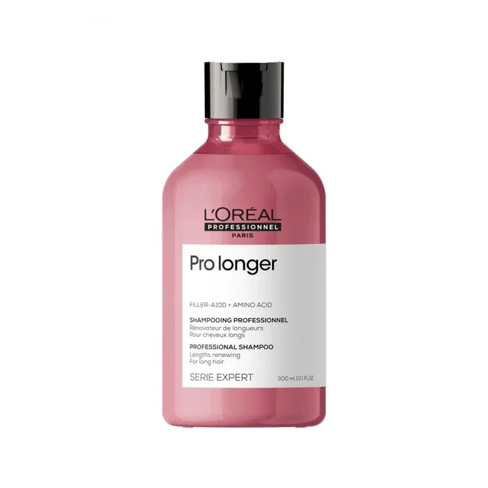 L’Oreal Professionnel, Champú Reparador para Pelo Largo con Puntas Finas, Pro Longer, 300 ml