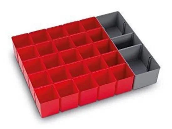 L-BOXX 6000010085 accesorio para caja de almacenaje Gris, Rojo Juego de cajitas