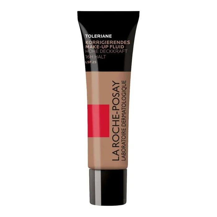 La Roche Posay, Toleriane Base de Maquillaje Fluida Correctora de Alta Cobertura, Larga Duración 16h, Acabado Mate, Corrige, Unifica y Protege, Con SPF 25, Para Todo Tipo de Pieles, Tono: 15, 30ml