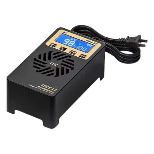Lámde Curado UV Integrada Qianli UVC17 de 7 Pulgadas con Función de Temporización Enchufe de la UE